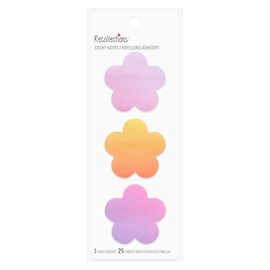 Ombre Flowers Planner Sticky Notes by Recollections™